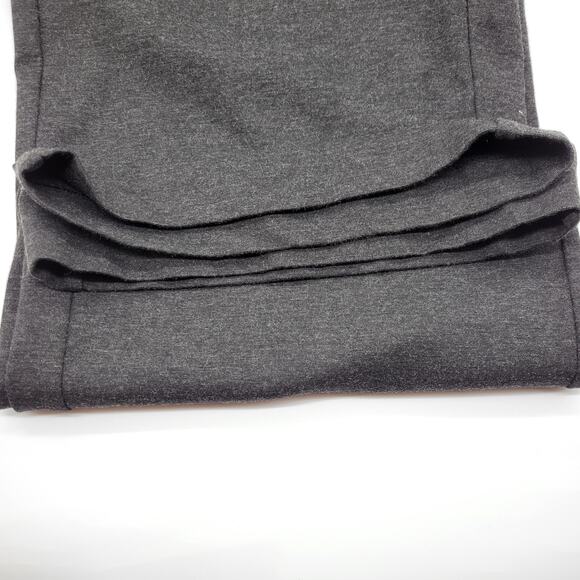 CAbi Wide Leg Gaucho Pants 8 Gray Culottes High Rise Pockets Ponte Knit 188 - Picture 7 of 13